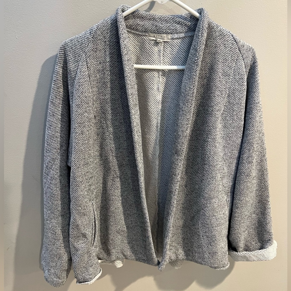 🛑 SALE 🌻 Mile(s) by Madewell cardigan sweater blazer in black and white